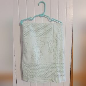 5/$15 Soft Mint Knit Blanket